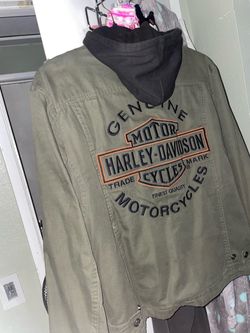 Harley-Davidson Men's Road Warrior 3-in-1 Canvas Jacket Size S 98400-10VM PERFECT