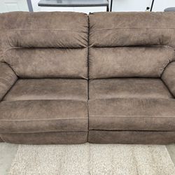 FREE.  Matching  Reclining Loveseat And Recliner