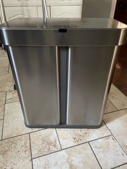 Dual Sensor Trash Can