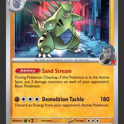 Team Rocket’s Tyranitar Card Mint!