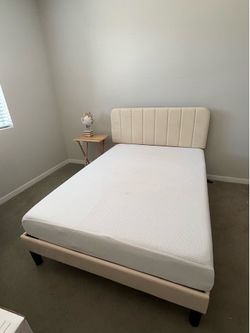 Full Size Bed frame and Mattress
