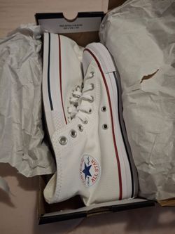 White Converse Hightops