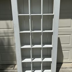CUSTOM MADE SOLID WOOD FRENCH COUNTRY STYLE SHELVING UNIT