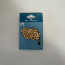 2024 DisneySea Fantasy Springs Grand Opening Logo Pin Tokyo