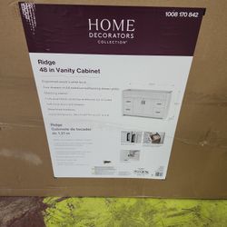Home Decorators Collection
Ridge 48 in. W x 22 in. D x 34 in. H Bath Vanity Cabinet without Top in White