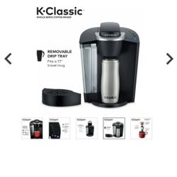 Keurig K-Classic® Coffee Maker With  K-Cup Pod Carousel