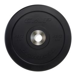 CAP Barbell OPR6IS-045 45lb Olympic Rubber Bumper Plate (Single)