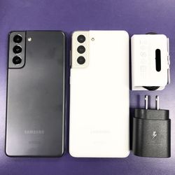 Samsung galaxy s21  5g 128 gb unlocked , sold with store warranty | Each