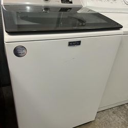 Like New Maytag Glass Top Large Capacity 4.8cu Ft Top Load Washer 