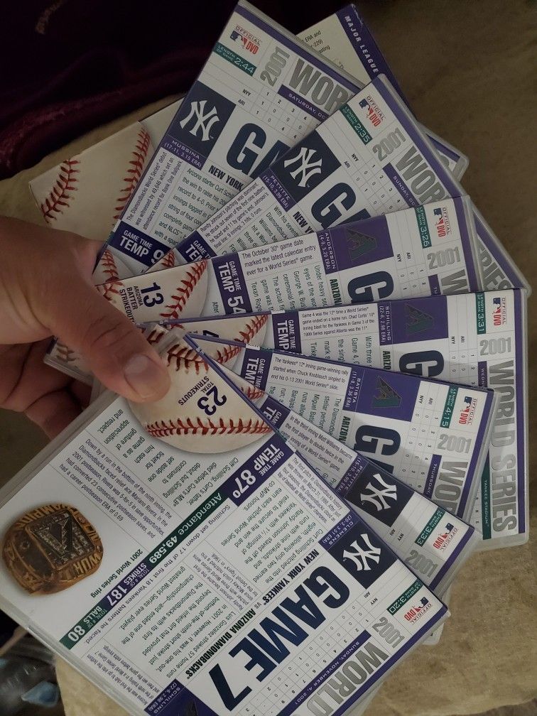 2001 Arizona Diamondbacks World Series Collectors Edition Dvds