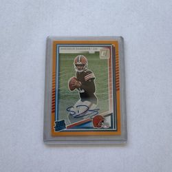 Shedeur Sanders Rookie Autograph 
