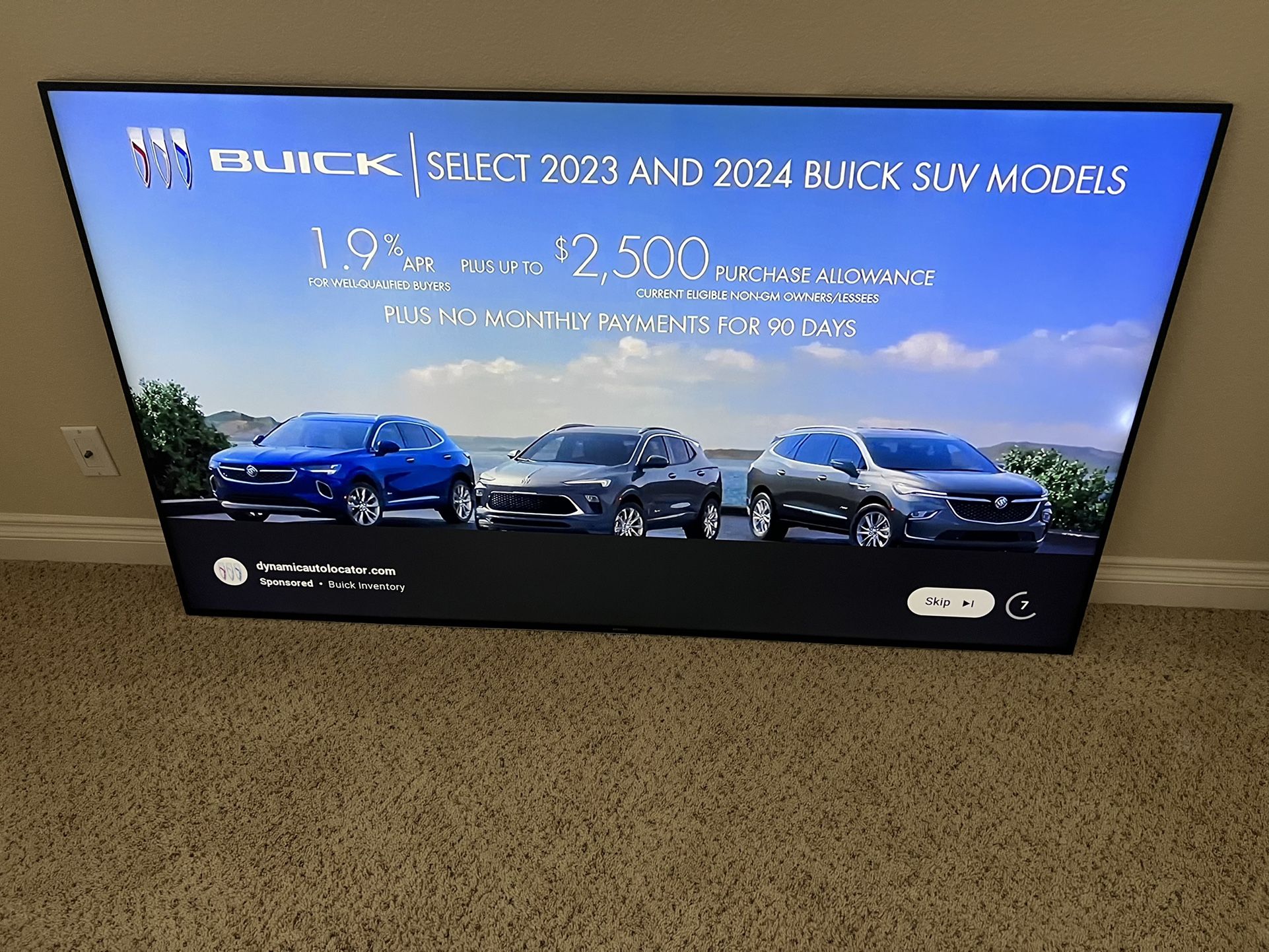 75 Inch SAMSUNG TV 4K UHD SMART TV