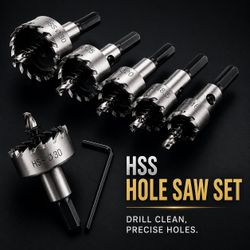 [NEW] HSS Hole Saw Set