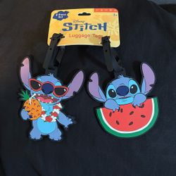 DISNEY Stitch Watermelon 🍉 Pineapple 🍍 2 Piece Luggage Tag Set -MORE in Profile ! 