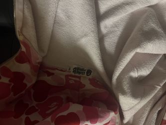 Pink Bape Hoodie size XXL