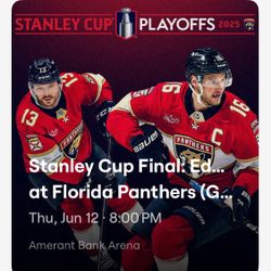 Panthers Oilers Game 4 Stanley Cup Final 