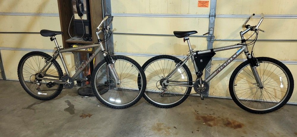 Nishiki Backroads (Vintage) Aluminum 26 Mountain Bikes (Offered as