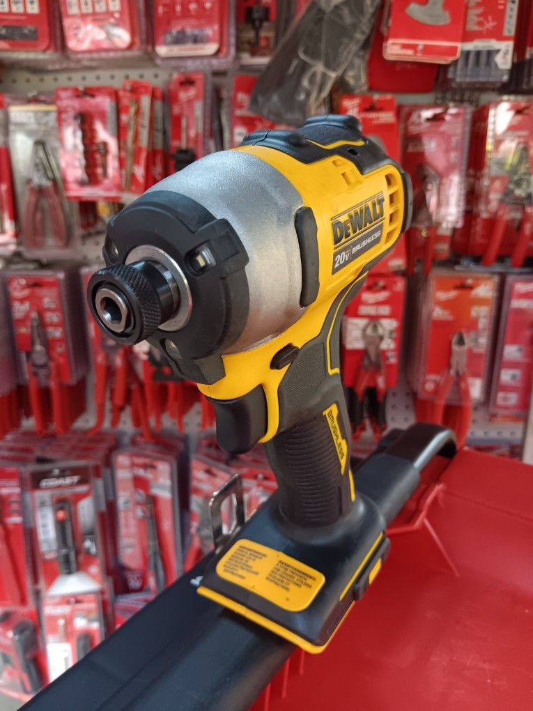 DeWalt 20V Max Brushless 1/4"(6mm) Cordless Impact Driver. Tool Only