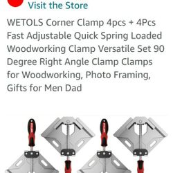 WETOLS - 90° Right Angle Clamp - Set Of 4