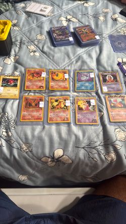 Set of vintage pokemon cards