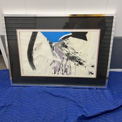 Vintage Original Water Color Sculpture Painting by Angie Whitson (Smithsonian Artist)