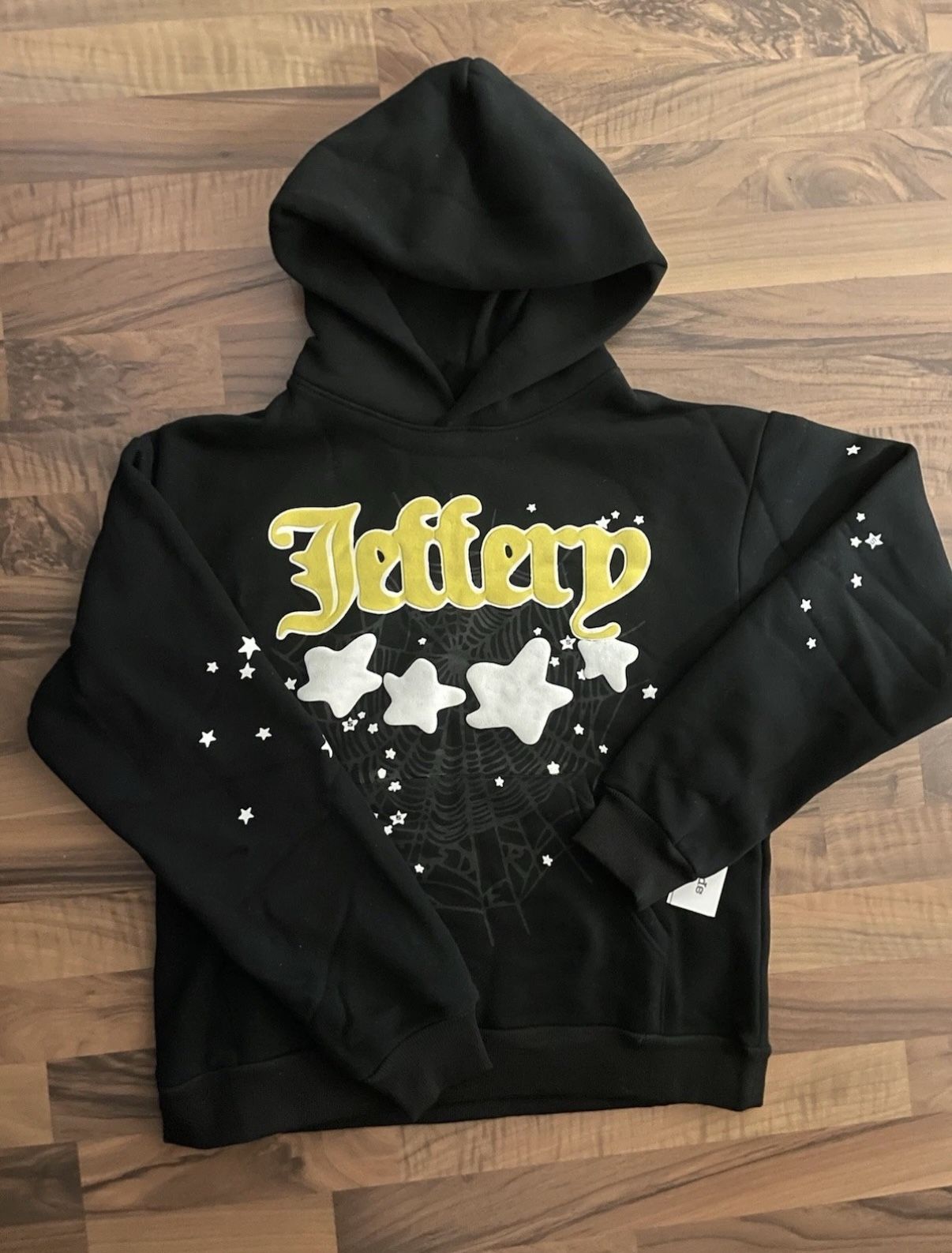 Yellow And Black Hoodie Spider