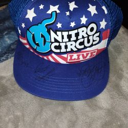 Signed Nitro Circus Hat