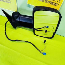 2004 - 2007 GMC SIERRA 2500 PICKUP RIGHT PASSENGER SIDE DOOR MIRROR OEM BLACK