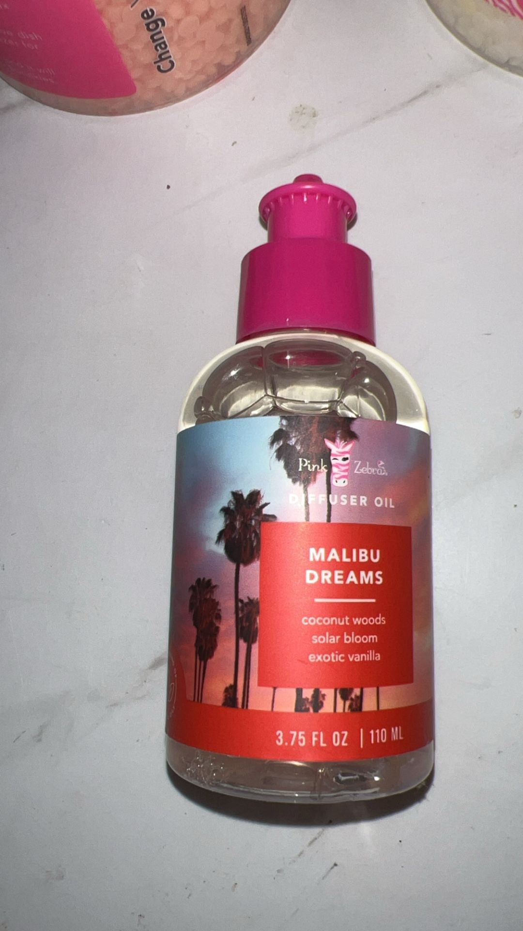 Pink Zebra Diffuser Oil Malibu Dreams
