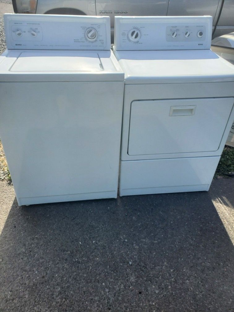 Kenmore Top Load Washer And Electric Clothes Dryer