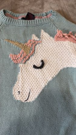 Girls Unicorn sweater