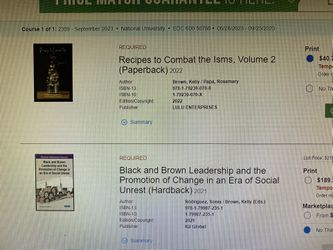 Recipes to Combat the Isms: Volume Two