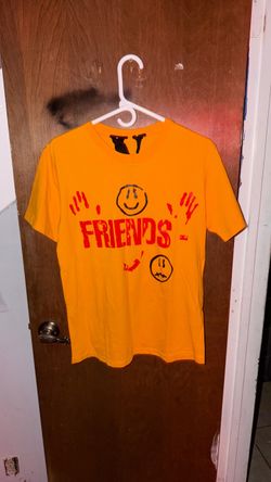Vlone Friends Orange Graphic T-Shirt