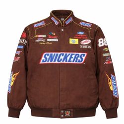 JH Design Snickers Racing NASCAR Jacket #88 XL