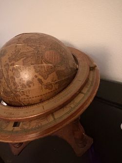 Small antique globe