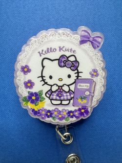 Purple HK Design Badge Reel