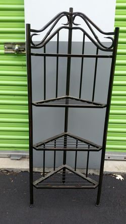 Corner Iron Shelf Unit
