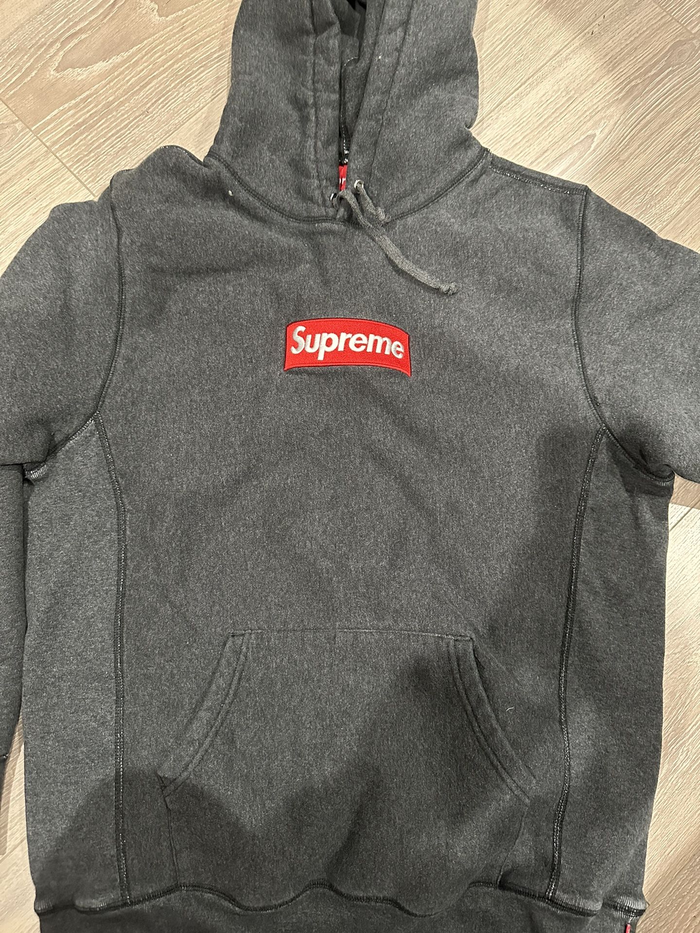 Supreme Box Logo Hoodie FW 21 Charcoal