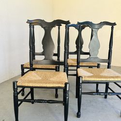 A Set of Four Italian Made Country Style Chairs
