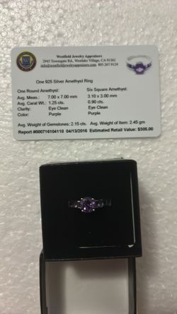 Beautiful 2.15 ct amethyst
