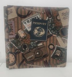 Creative Memories Cloth Travel Scrapbook Album BNWOT