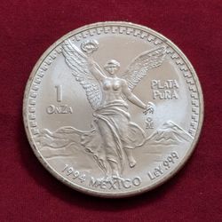 1994 Libertad Mexico 1oz. silver coin .999