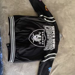Raiders Leather Man Jacket