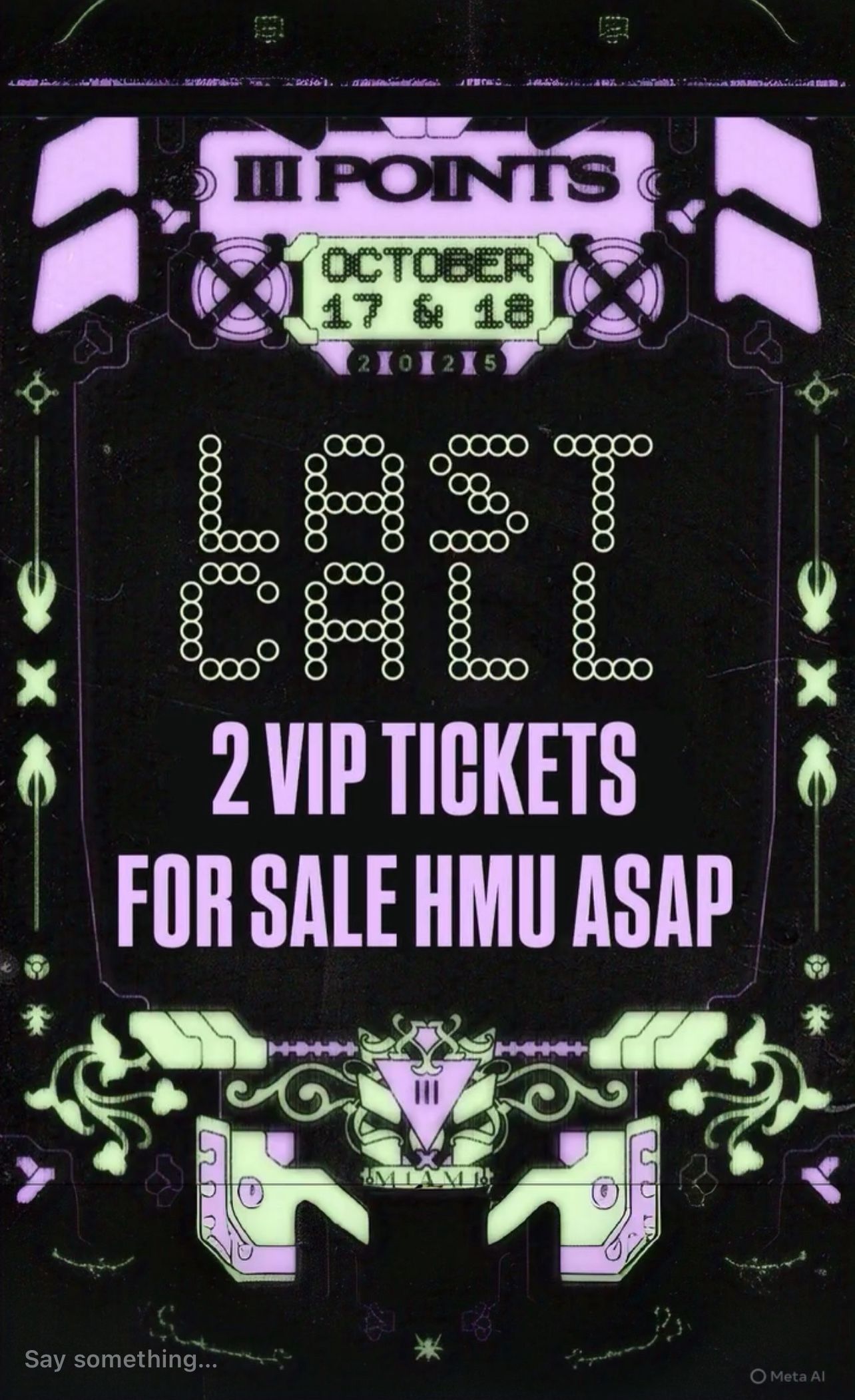 iii VIP FRIENDS AND FAMILY TICKETS 2025