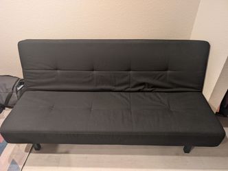 Black Futon with Cover