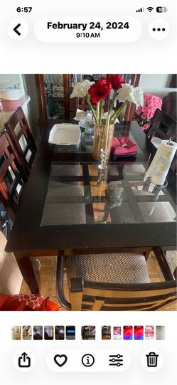 Dining Table With Six Chairs