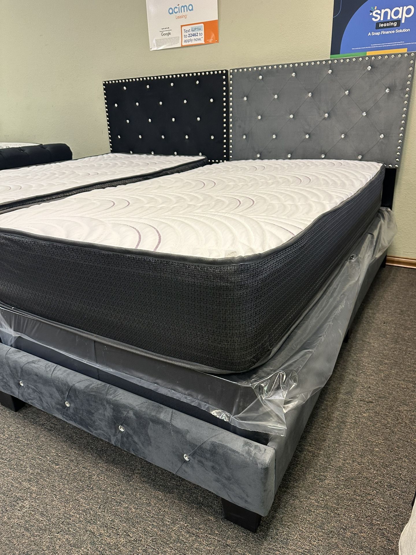 NEW TWIN FULL QUEEN KING SIZE BED WITH MATTRESS AND BOXSPRING INCLUDING FREE DELIVERY BEDROOM FURNITURE SECTIONAL SOFA AND MORE