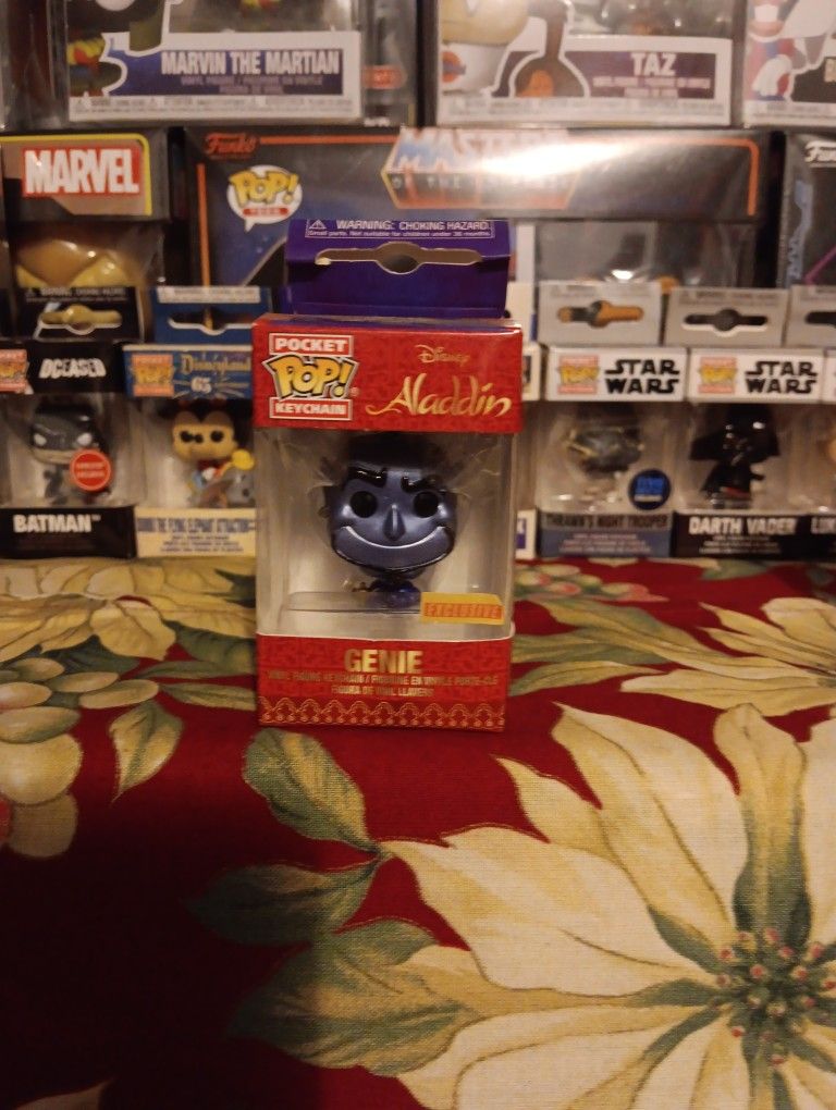 Rare Exclusive Funko Pop Keychain Genie