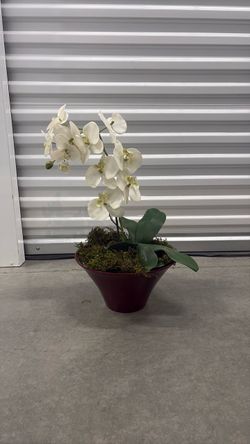 Orchid artificial flowers plant