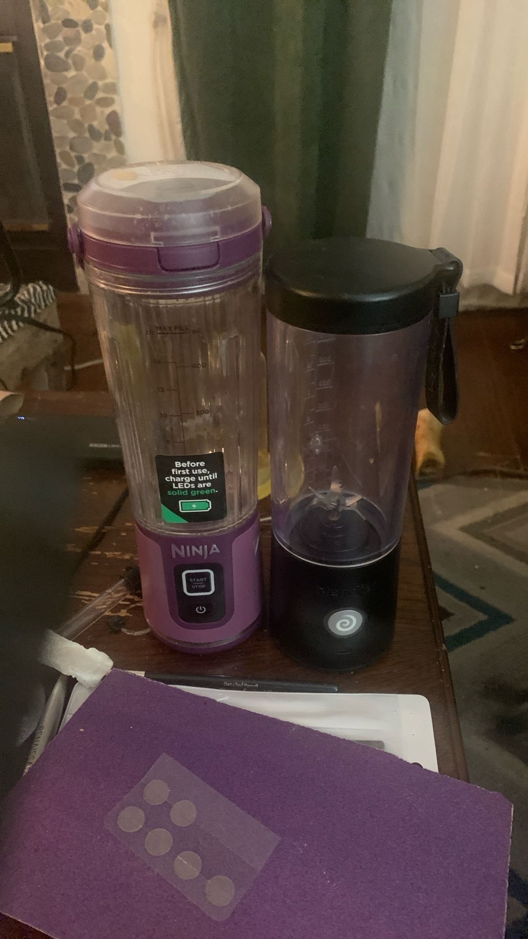 Ninja and blend tech portable blenders